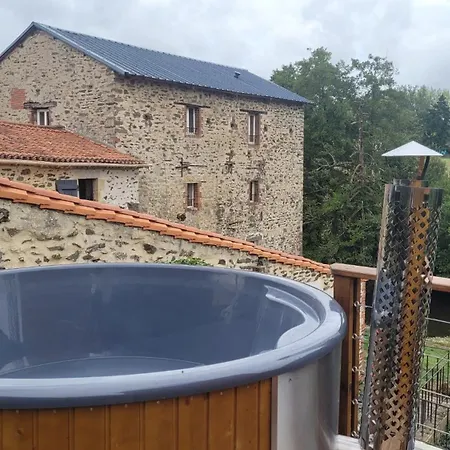 Vakantiehuis Le Moulin Du Gue En Vendee De 8 Atypique Et Exceptionnel Au Bord De L'eau A 30 Minutes Du Puydufou Agremente D'un Sauna Et Bain Nordique Au Feu De Bois Pour Vous Detendre Entre Amis Et Famille *